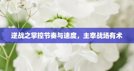 逆战之掌控节奏与速度，主宰战场有术