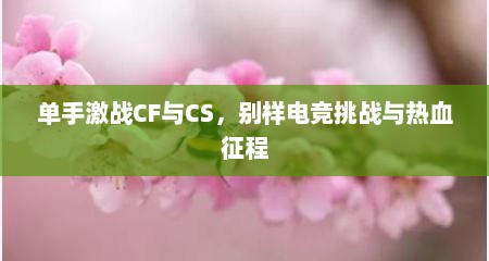 单手激战CF与CS，别样电竞挑战与热血征程