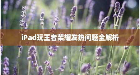 iPad玩王者荣耀发热问题全解析