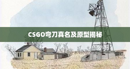 CSGO弯刀真名及原型揭秘