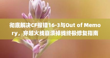 彻底解决CF报错16-3与Out of Memory，穿越火线崩溃掉线终极修复指南